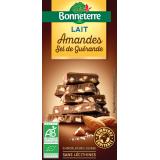 CHOCOLAT AU LAIT AUX AMANDES ET SEL GUER