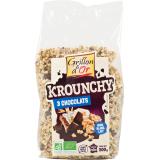 KROUNCHY AUX 3 CHOCOLATS 500G
